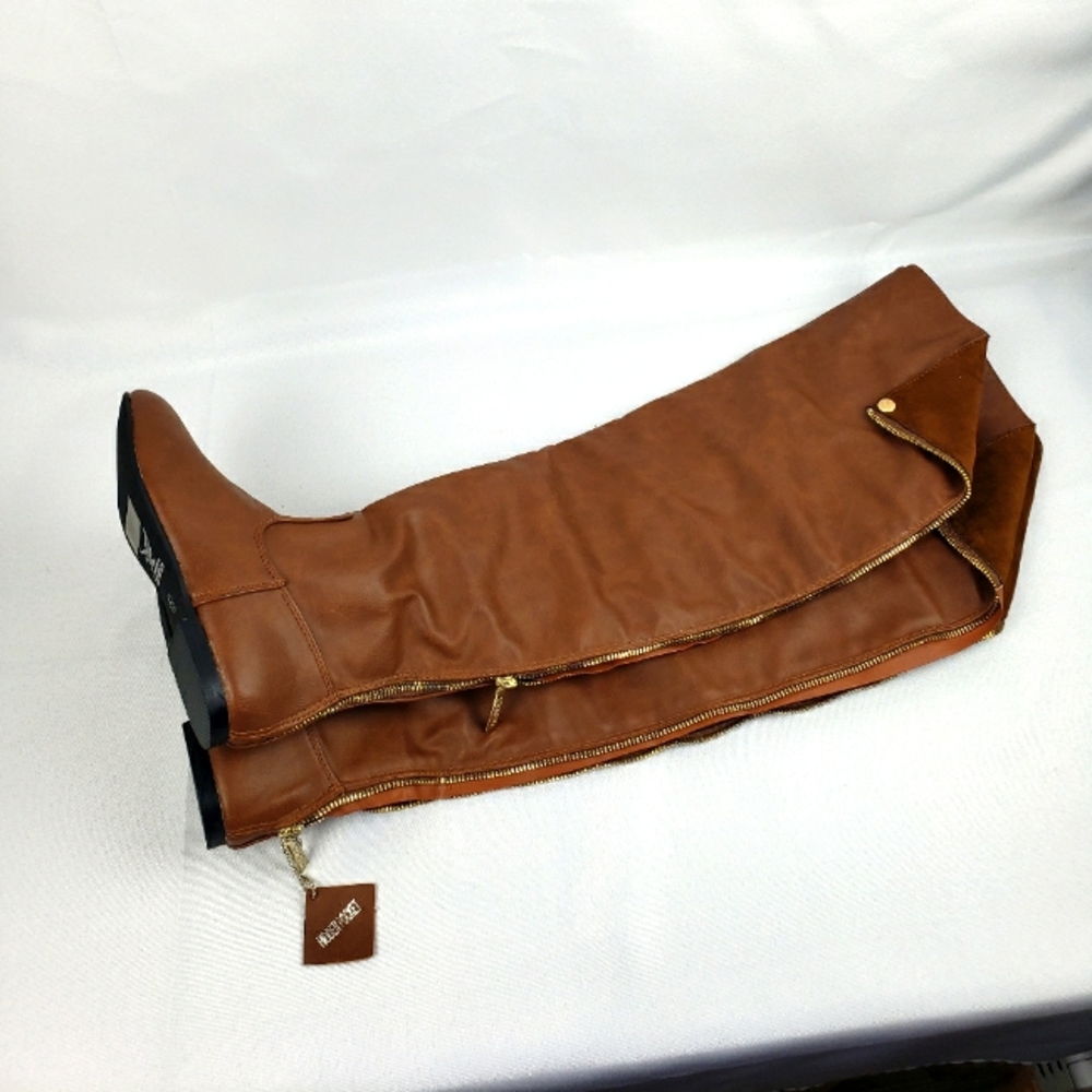 NWOT, Shiekh brown faux leather boots